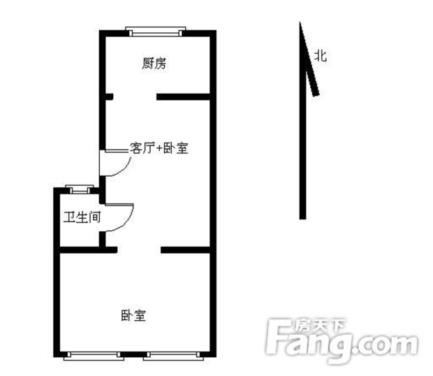 这个户型算棺材房吗?南边宽北边窄,各位看官给个答案吧,多谢!