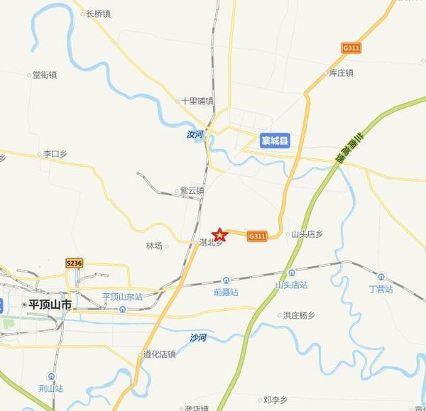 04 徐西311国道424公里处在 河南省 襄城县县城南边(金襄大道西段的