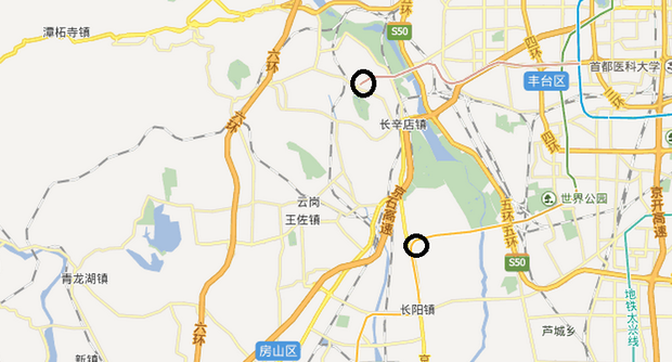 想知道:北京 北京云岗地铁 在哪?