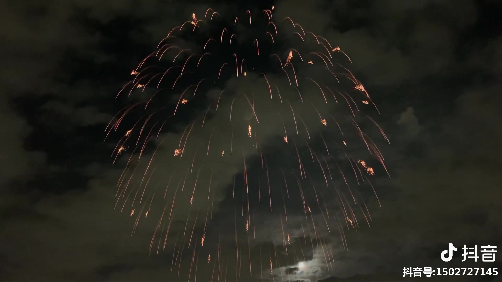 日本烟花祭好漂亮的烟火