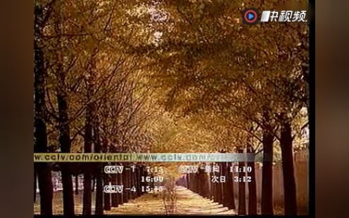 cctv1东方时空栏目片尾 2003年09月19日