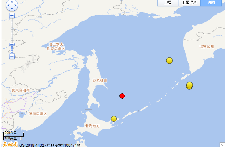 千岛群岛发生地震_中国地震台网:千岛群岛西北部发生6.0级地震