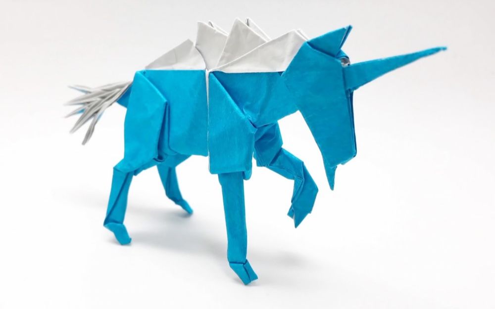 超酷手工折纸龙-怪物猎人x麒麟:超级酷的折纸教程