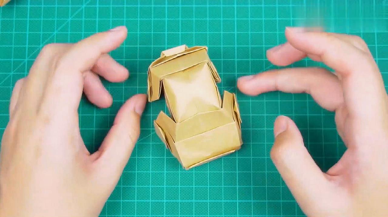 b>倒车请注意/b>的折纸 b>视频/b,学会这辆折纸小汽车,你将拥有一