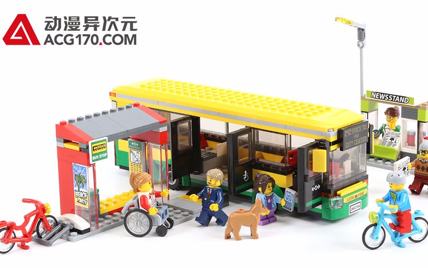 【动漫异次元】乐高lego 城市  60154 公交车站