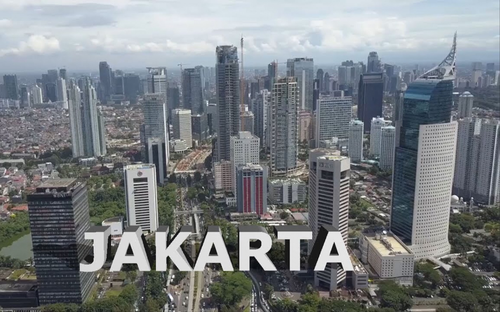 【航拍】 印度尼西亚 雅加达 2018即将举办亚运会城市