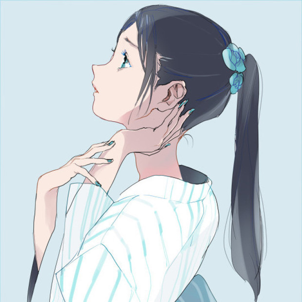 求动漫女头,侧脸背脸最好