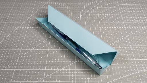 文具盒手工折纸教程,学会这个,再也不用买文具盒了
