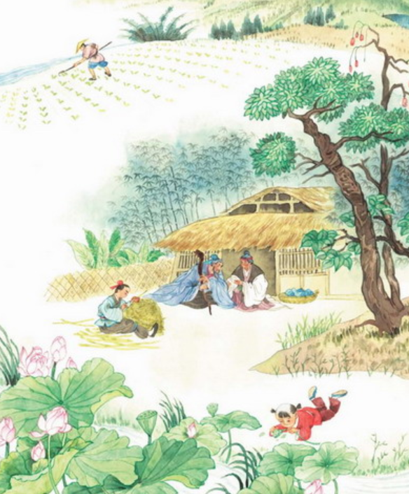 《桑茶坑道中》,《闲居初夏午睡起》和《牧童》,㏄舟过安仁》