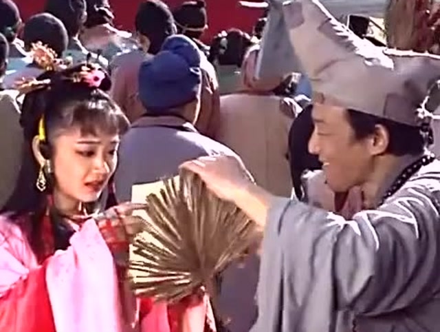 济公游记:济公帮姑娘写心愿,姑娘称赞济公书法,济公丝毫不谦虚!