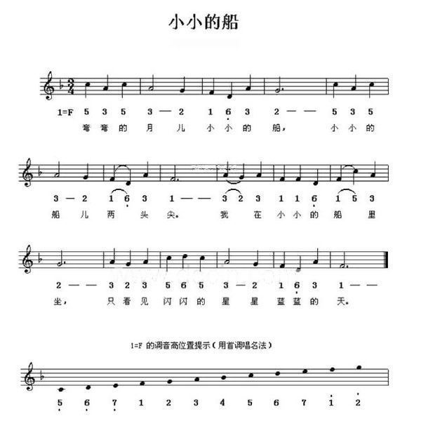 电子琴简谱练习曲