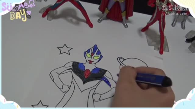 奥特曼大电影之 手工之奥特曼简笔画美工
