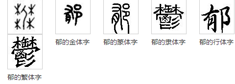 "郁"的繁体字怎么写草书?