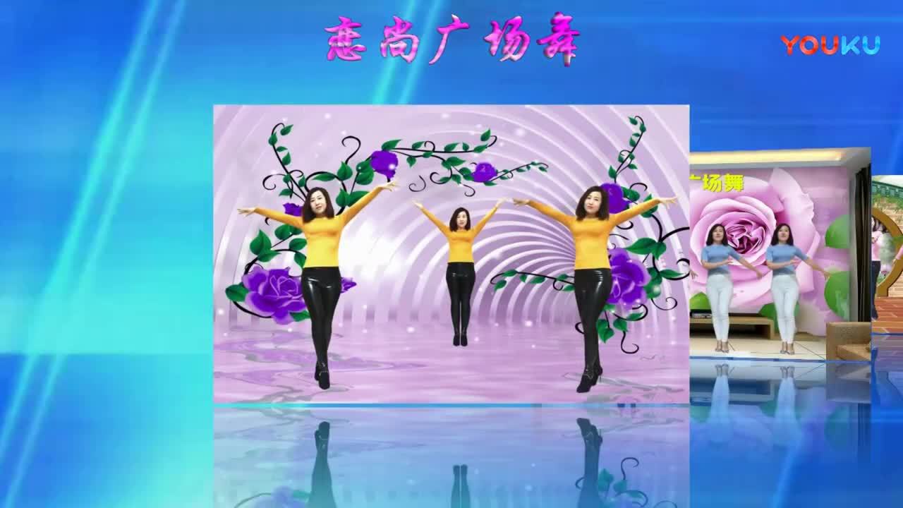 恋尚广场舞 合屏版【dj乖宝宝】演示:甜蜜蜜 制作:龙虎影音