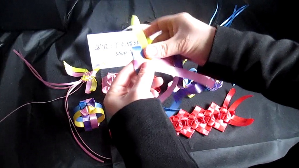 彩带风铃的编织制作方法视频