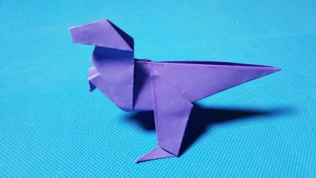 折纸王子教你折纸简单霸王龙 折纸恐龙 讲解详细简单易学