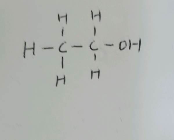 乙醇的简化lewis结构式?