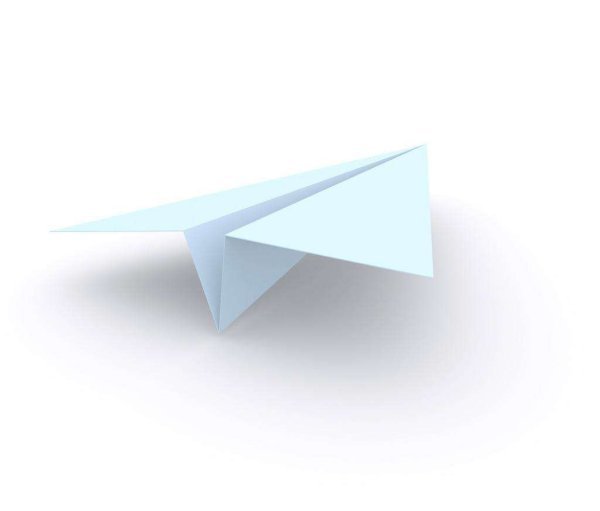 suzanne纸飞机出手角度和重心位置如何取值才能使其在