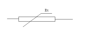 温度传感器的电器符号是什么样子的?