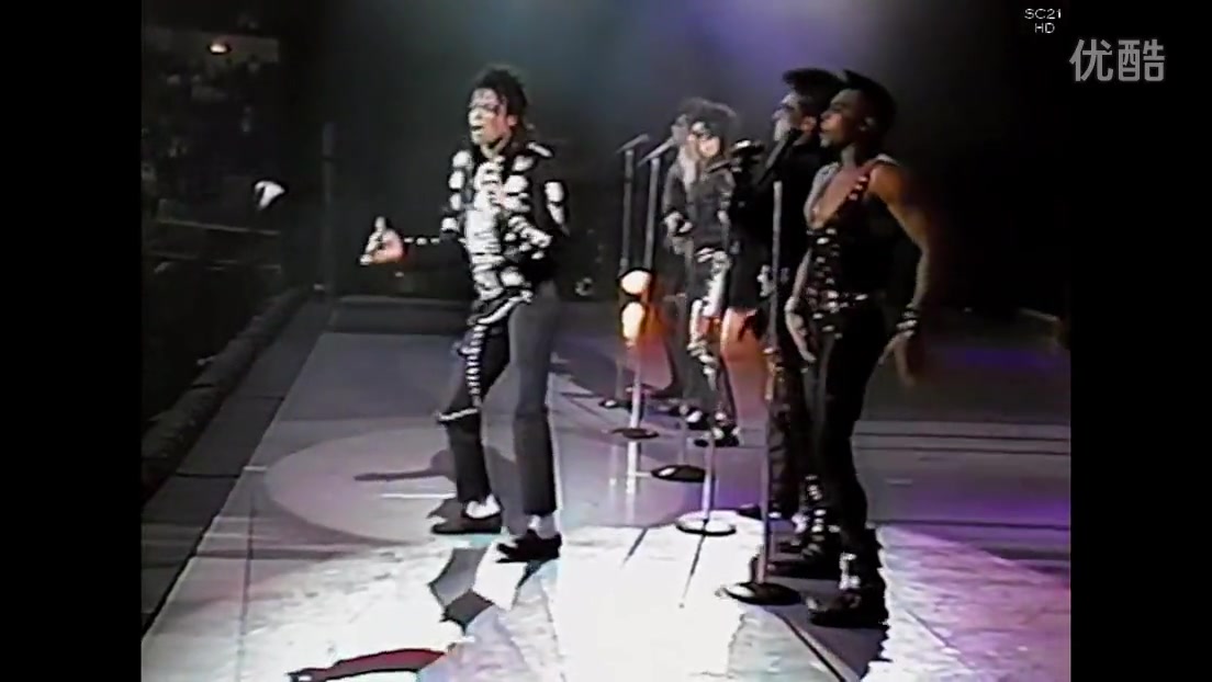 迈克尔杰克逊超神舞蹈剪辑 1988年bad巡演温布利_超清1988年的mj,震撼