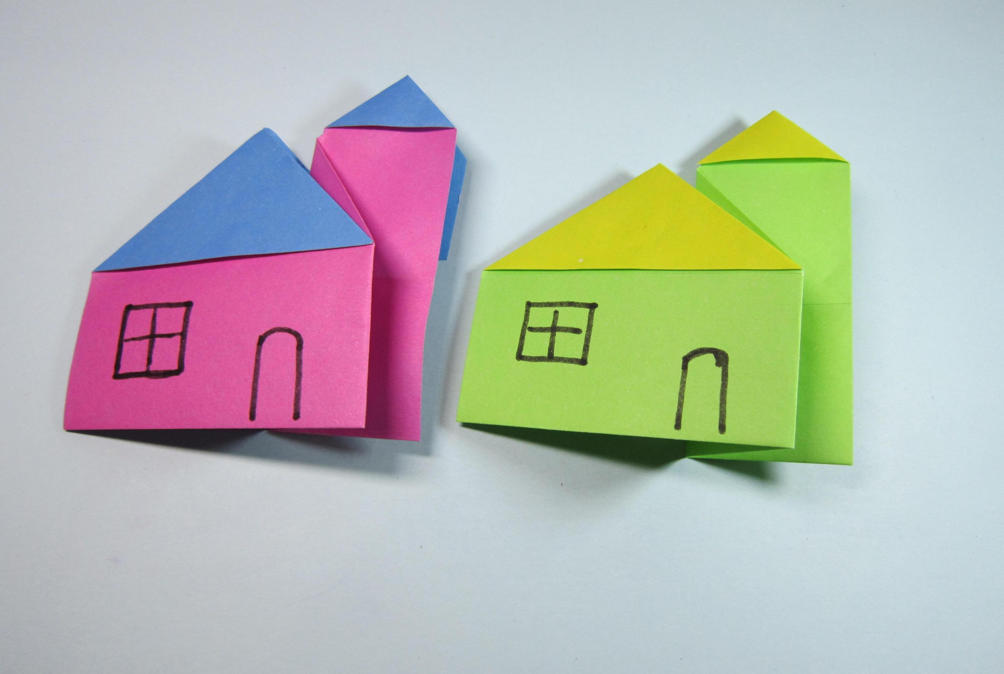 视频:手把手教你 折纸房子,一张 纸折出简单又漂亮的欧式小 房子
