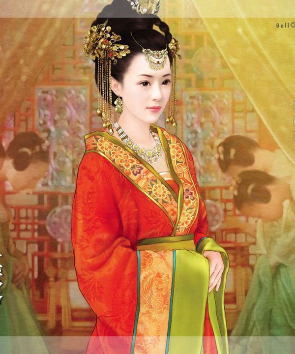 come on来几张手绘古代皇后 贵妃的图片 华丽丽的!