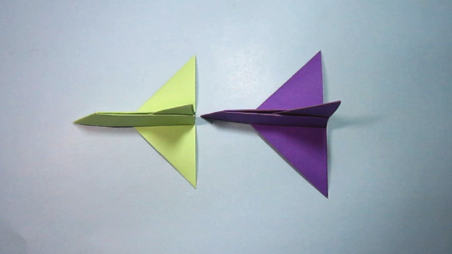 视频:儿童手工折纸飞机教程 飞机的折法