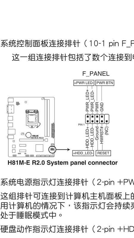 怎么安装华硕h81me r2.0的跳线啊