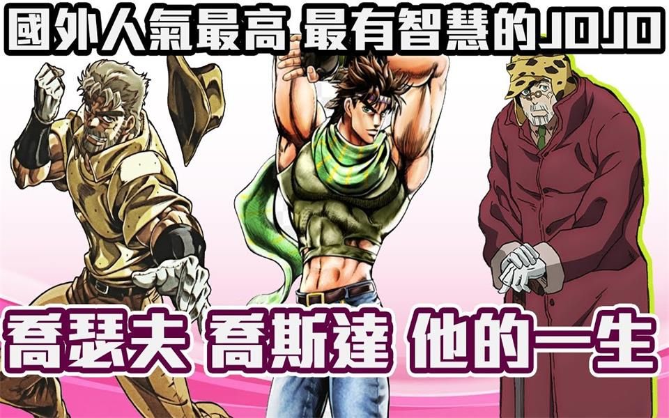shinn动漫人物谈】国外人气最高 斗智的先驱 乔瑟夫乔斯达 jojo的
