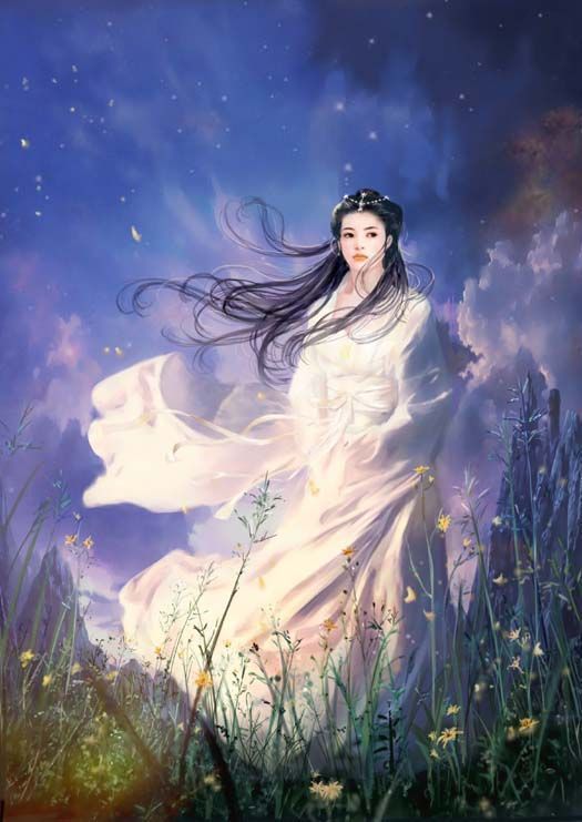 跪求古代言情小说封面,要求:女子模样绝色,着白衣,衣袂飘飘,显得清冷