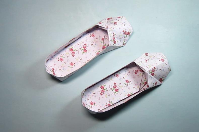 视频:儿童手工折纸豆豆鞋,简单又漂亮豆豆鞋子的折法