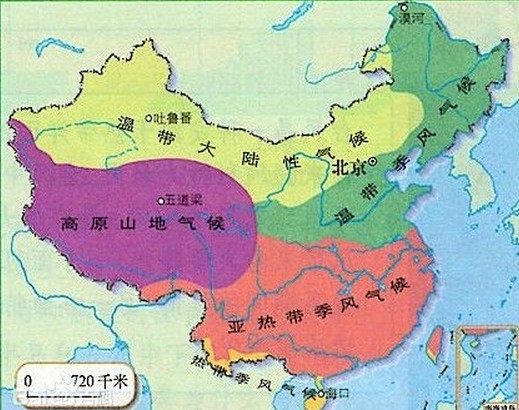 我国季风区和非季风区的分界线