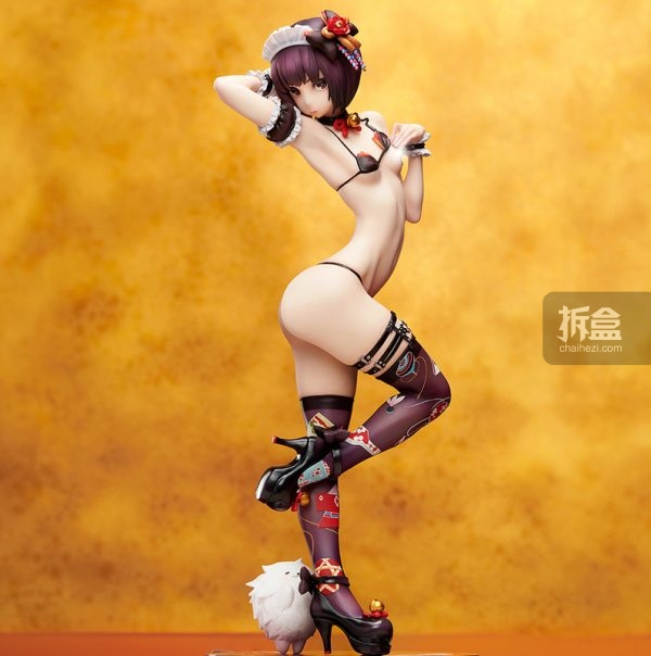 native推出知名大尺度写真coser牛岛良肉(粉丝爱称"五十只马")1:7手办