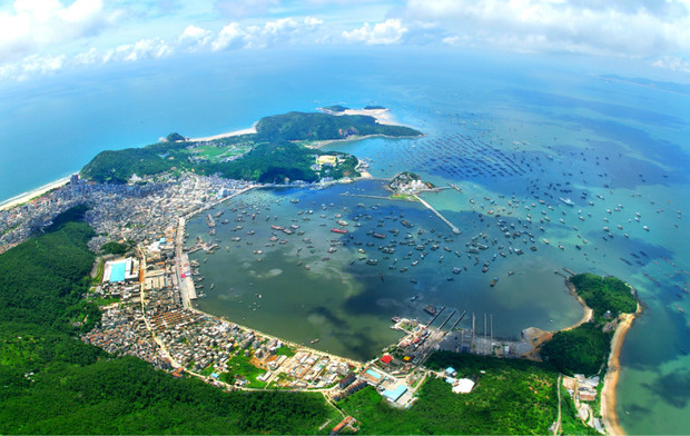 (闸坡镇俯览图) 希望你有一个愉快的旅途! 新浪微博:@闸坡攻略