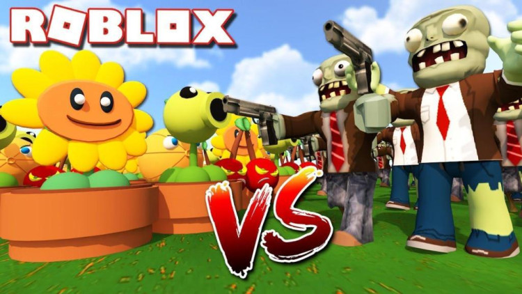 面面解说 roblox  乐高版 植物大战僵尸!变身豌豆射手消灭 僵尸