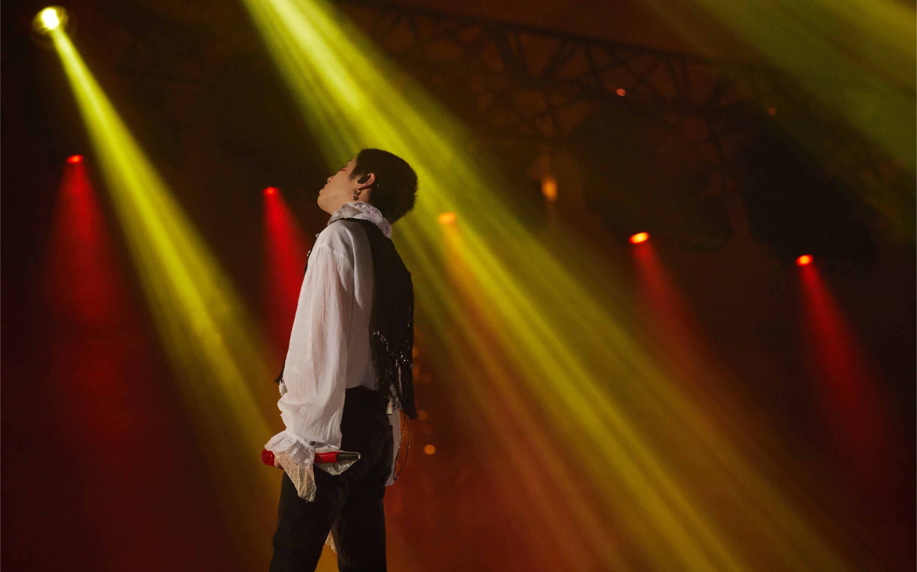 【华晨宇】 火星演唱会2019 11.17【烟 火里的尘埃】绝美 星空长廊