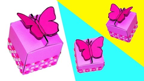 创意手工折纸制作礼物盒子 装糖果盒子 节日礼物包装盒
