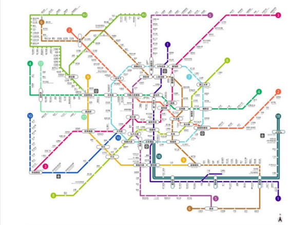 求成都地铁线路图,可以放大看清每一个站点!谢谢