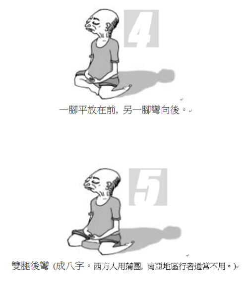 在打坐中,什么是缅甸盘或阿罗汉坐,又叫散盘.姿势是怎么样的?