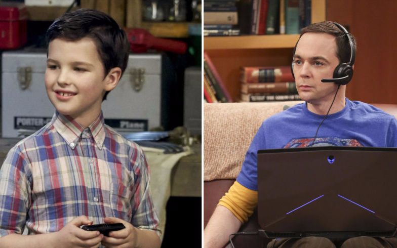 【young sheldon(小谢尔顿】超萌大小谢耳朵访谈