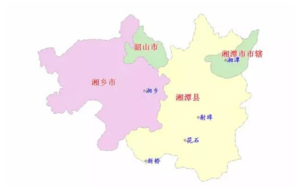 什么快递到湖南湘潭韶山的 扩展资料: 行政区划 截止2019年,韶山市辖2