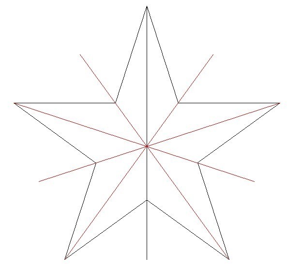 五角星是不是轴对称图形