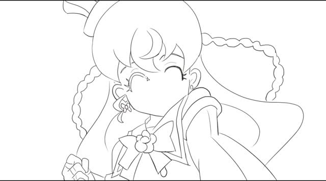 [小林画的]巴啦啦小魔仙之飞越彩灵堡中的可爱女主角施巧灵卡通.