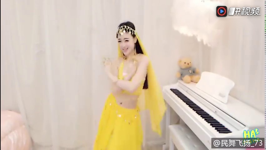 魅力燃舞蹈玉宝天竺版《天竺少女》,感觉要被独舞小姐姐迷住了