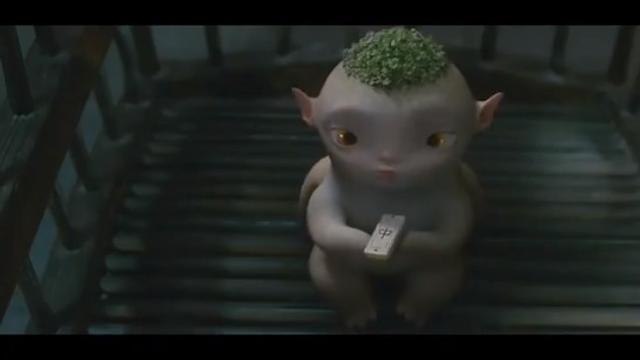《捉妖记》最逗的一幕,汤唯问胡巴会打麻将吗?胡巴反应太可爱了