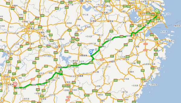 瑞杭高速路线图求杭瑞高速公路全程路线图