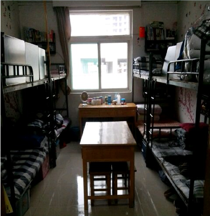 陕西师范大学宿舍环境怎么样呢?几人间?是上床下桌吗?