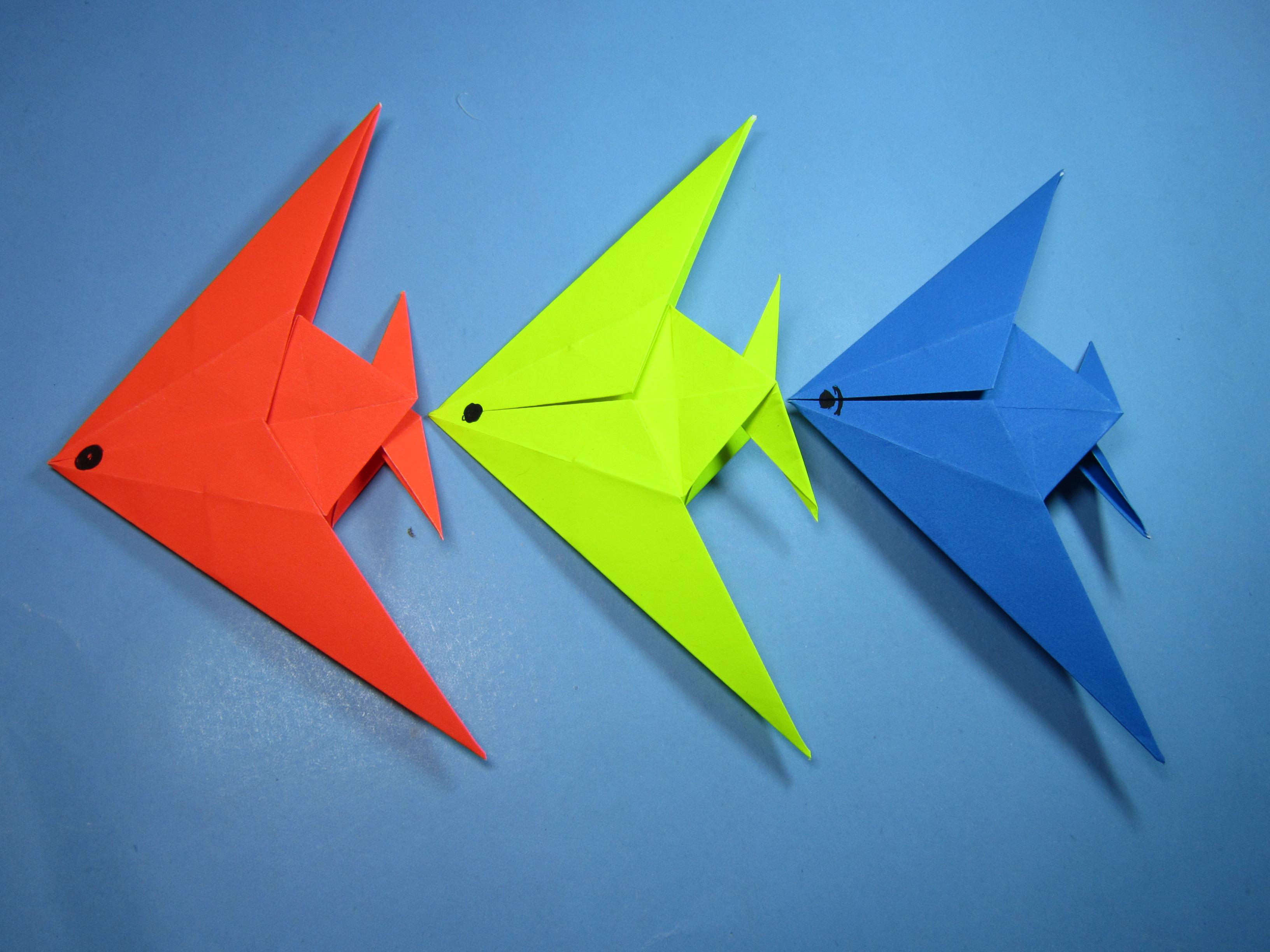 手工折纸DIY 金鱼简单折纸教程（6到10岁折纸大全） - 有点网 - 好手艺