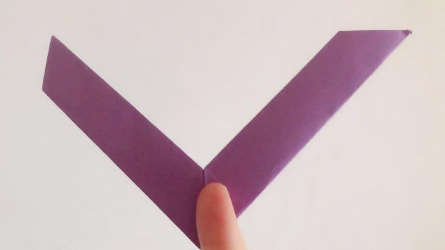 手工折纸:纸折的回旋镖,还真能飞回来!