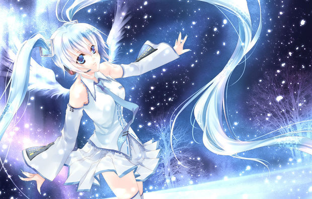 雪初音高清图片
